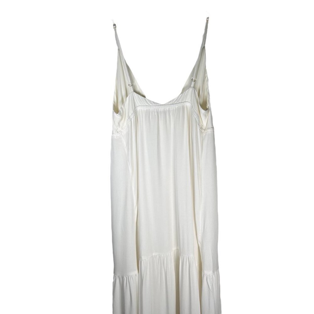 L*Space Medium Maxi Dress Bow White Beach Wedding Summer - Picture 5 of 9